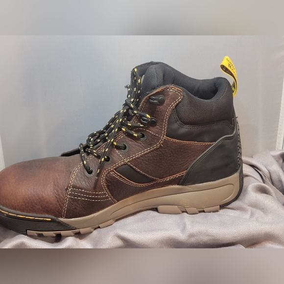 Dr Martens Grapple Steel Toe Cap Brown/Black Leather SIZE 12 US M - Picture 9 of 16